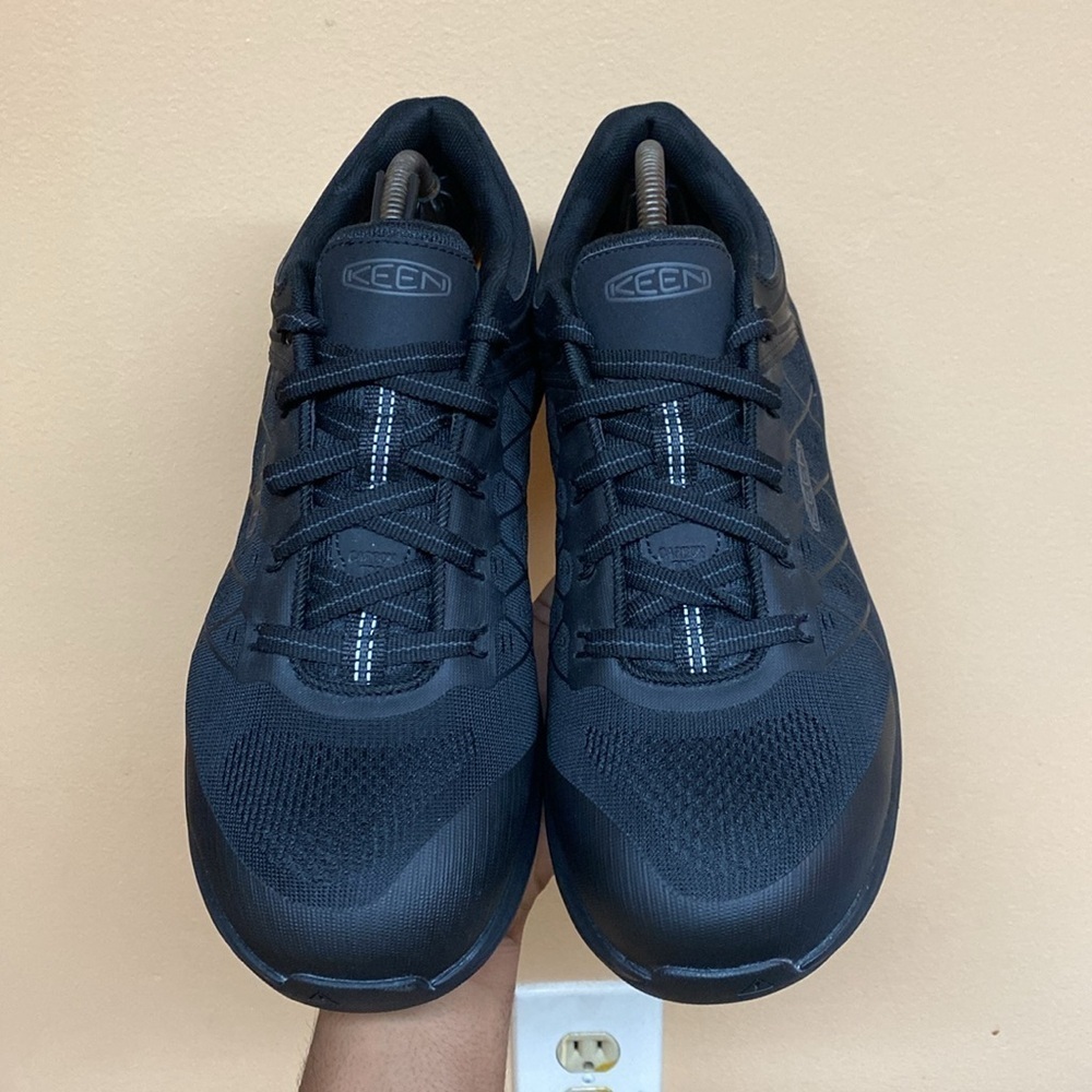 KEEN Utility Vista Energy Konnect Fit XT Steel Toe Work Sneakers “Triple Black” - Picture 3 of 17
